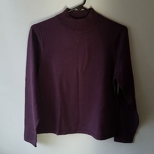 Pendleton mock neck pullover sweater